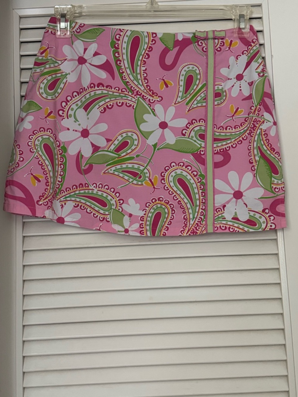 Lilly Pulitzer Pink Paisley Floral Skort
